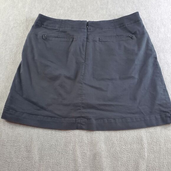 Nike Golf Skort Womens 12 Blue Athletic Stretch Dri Fit Back Zip Pockets Skirt - Picture 10 of 11